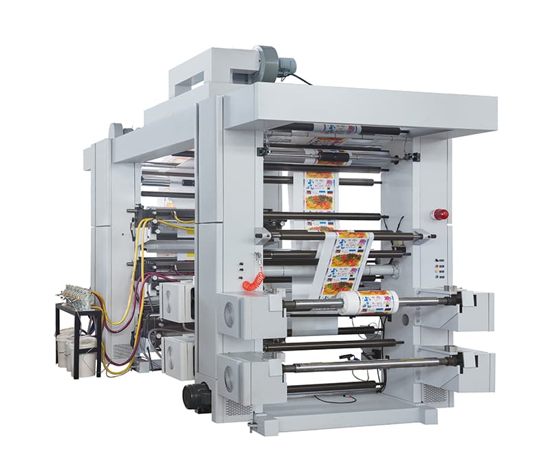 flexo -tryckmaskin 6 färg